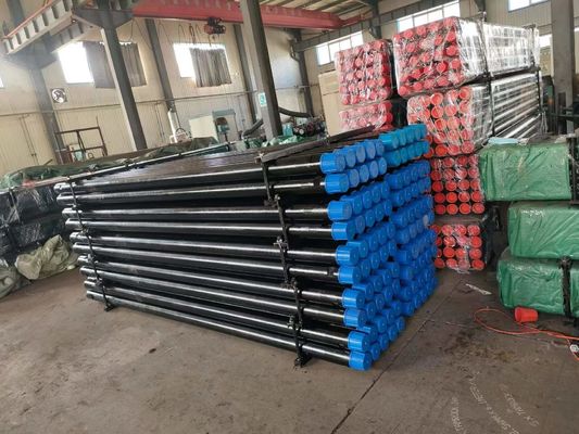 OD 114mm لوله حفاری چاه آب 4 1/2 " Remet Thread سیاه