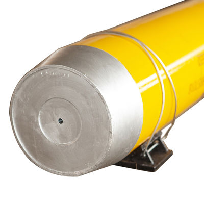 چکش کوبنده لوله پنوماتیک به طول 3200 میلی‌متر با نیروی ضربه 12000 کیلونیوتن