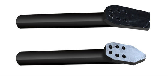 83mm قطر بیرونی G105 فولاد درجه سنگ حفاری سر Chisel